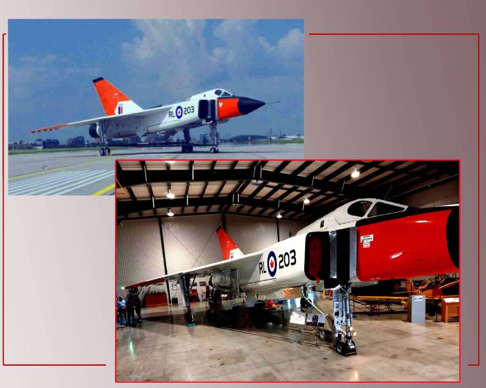 Original Avro Arrow Top to the full size model