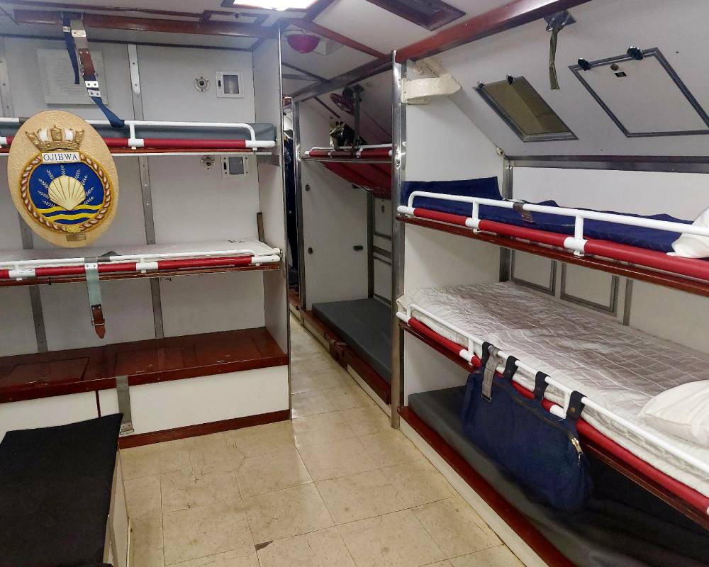 Sleeping quarters HMCS 'Ojibwa