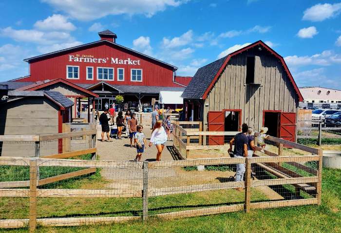 Live animals shed at St. Jacobs Market