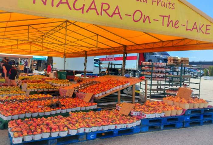 Produce Vendor at St Jacobs Market