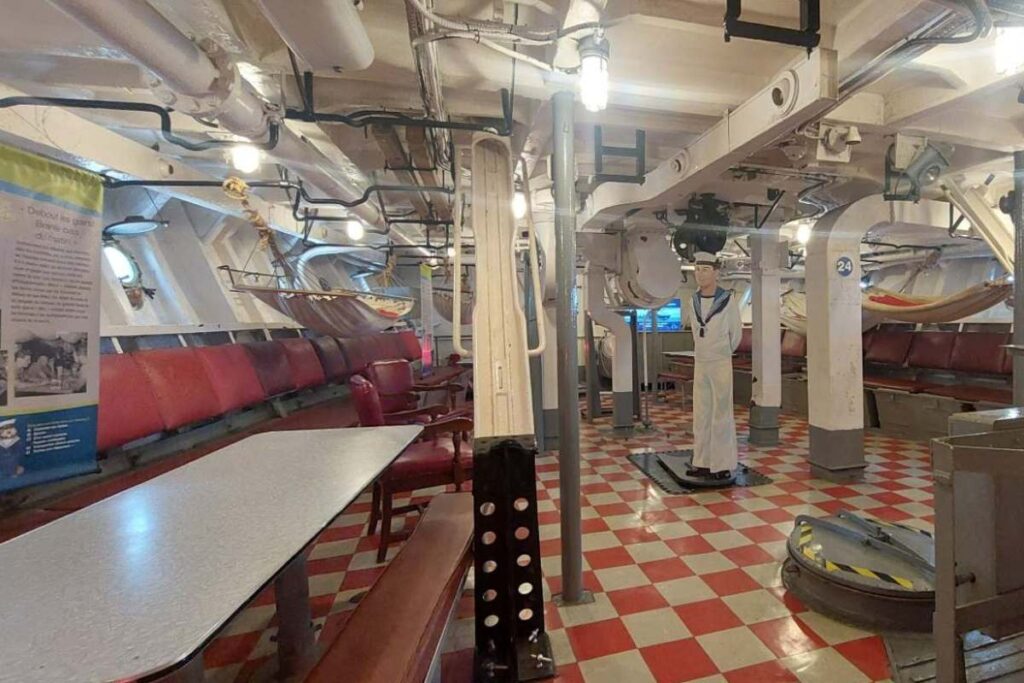 HMCS Haida Mess halls