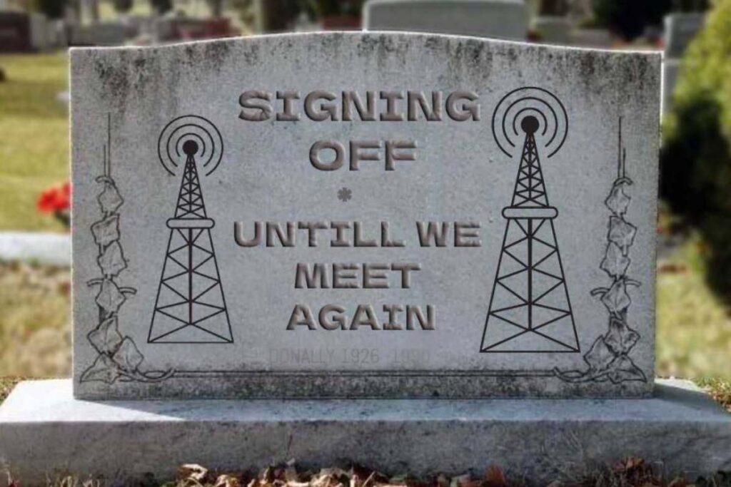 Signing-Off Headstone Inscription